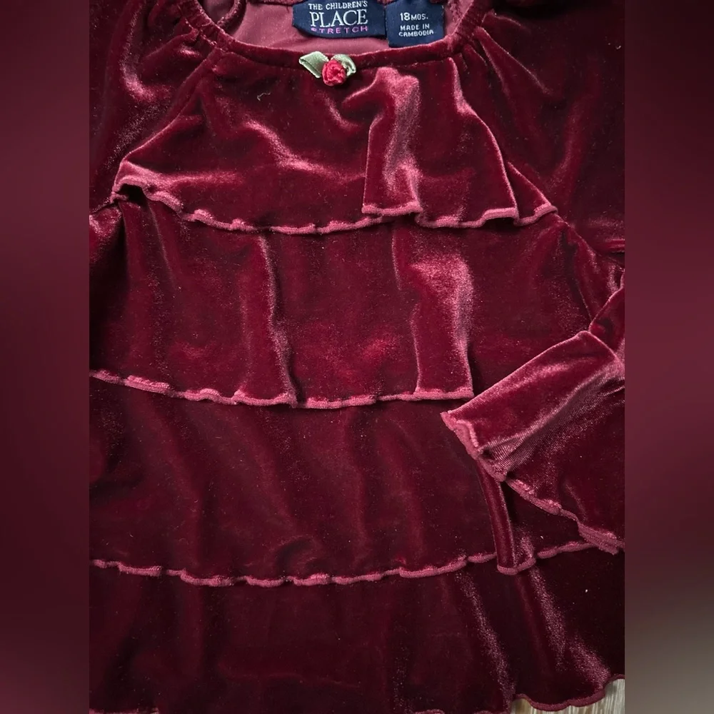 The Children’s Place Red Velvet Outfit (2-Piece)